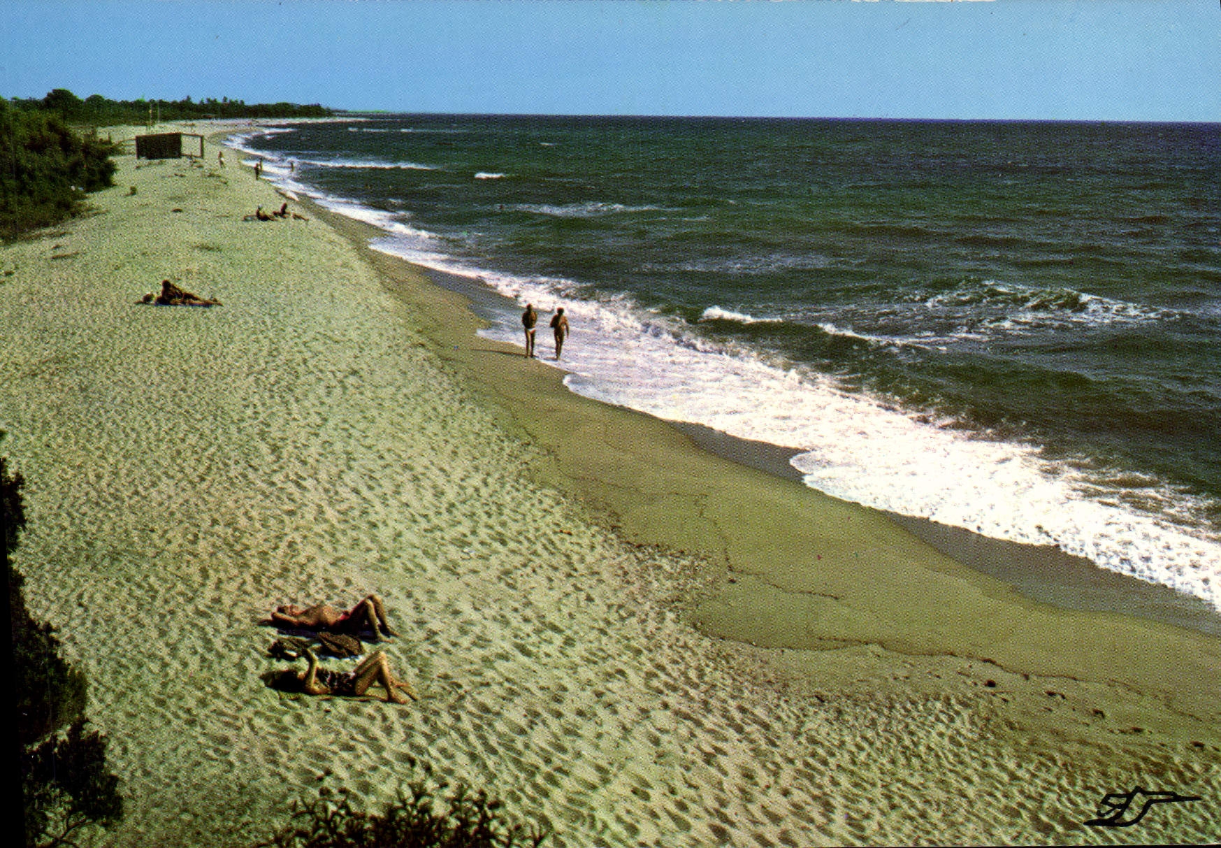 Plage de Caprone — Corse — éditeur S.A.D. Route du Vitru 178 Ajaccio, n° C.4