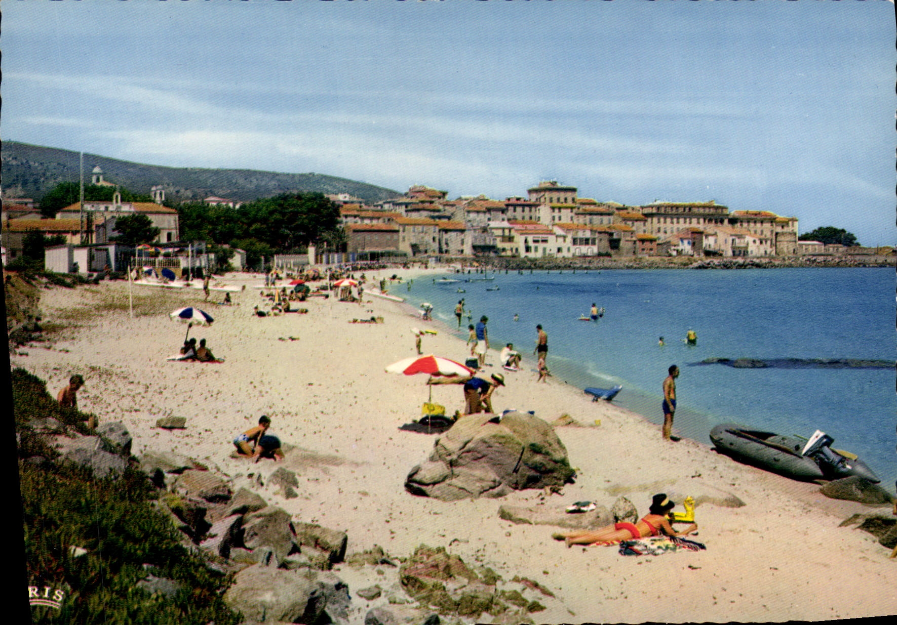 Plage au Sable d'or — Ile Rousse — Éditions La Cigogne