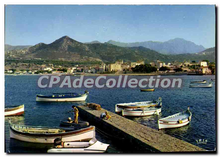 Le Port de Pêche et la Ville — Ile-Rousse (Corse) — Éditions 'La Grigia' - Diplôme Mexichrome