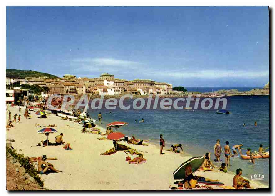 CPSM Ile Rousse La Magnifique Plage Au Sable D'Or