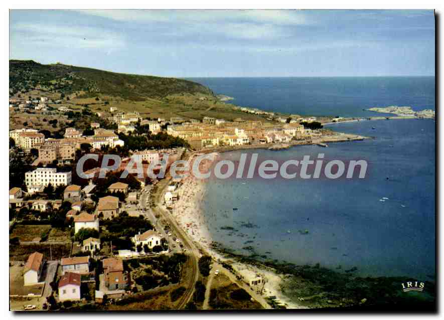 Ile-Rousse (Corse) — Vue de la Ville et de la Plage — Éditions F. Desjobert