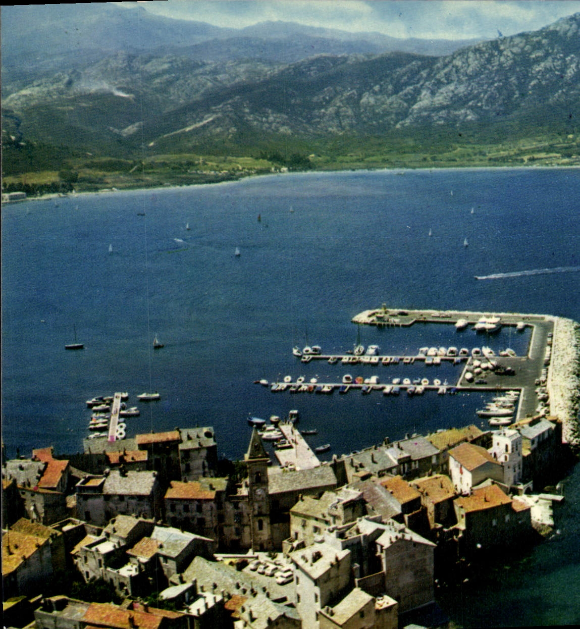 Saint-Florent — Vue partielle de la ville et du port — Éditions Diplomé
