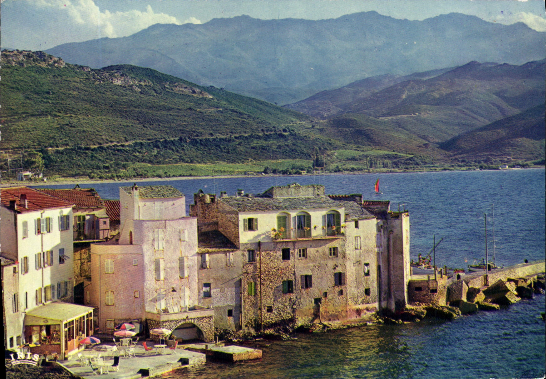 CPSM Saint Florent La Vieille Marine Aspect De I'Hotel les lauriers roses
