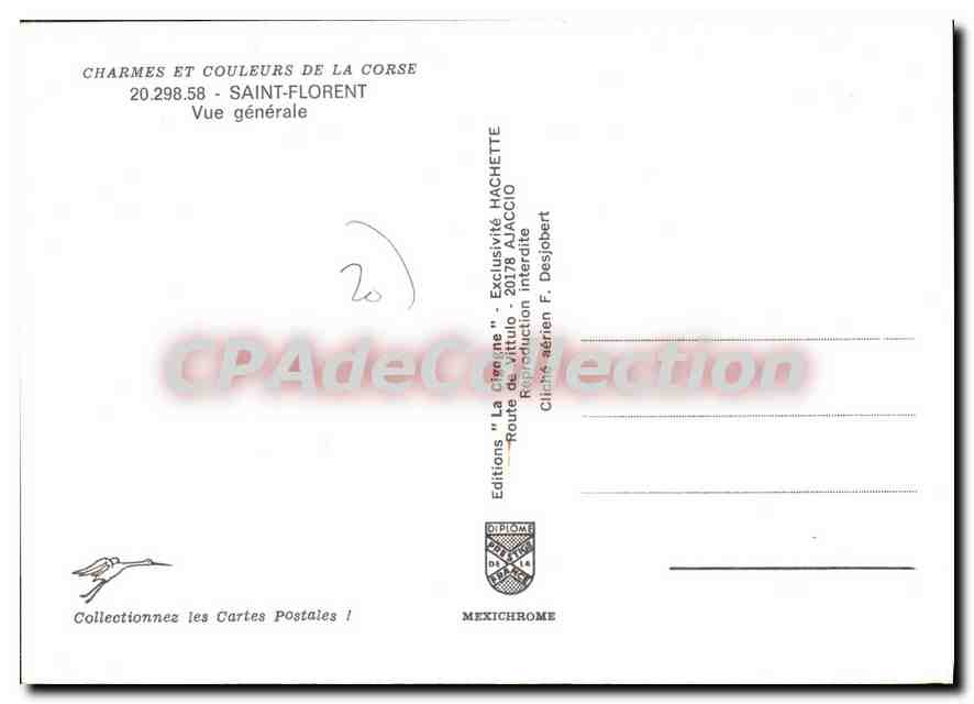 Saint-Florent — vue générale — Editions 'La Citerne' n°20.298.58 — Reverso