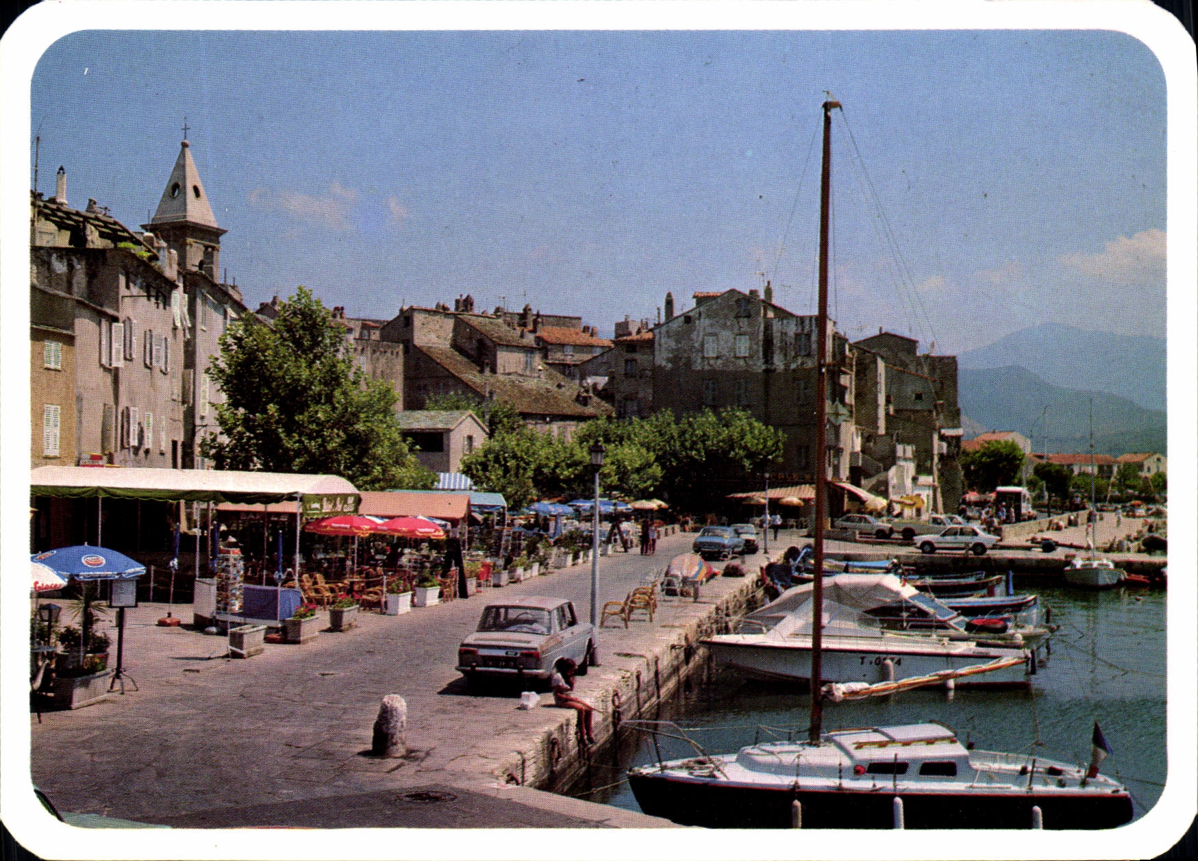 Saint-Florent — La promenade des quais — S.A.D. Route du Vittorio, 0178 Ajaccio