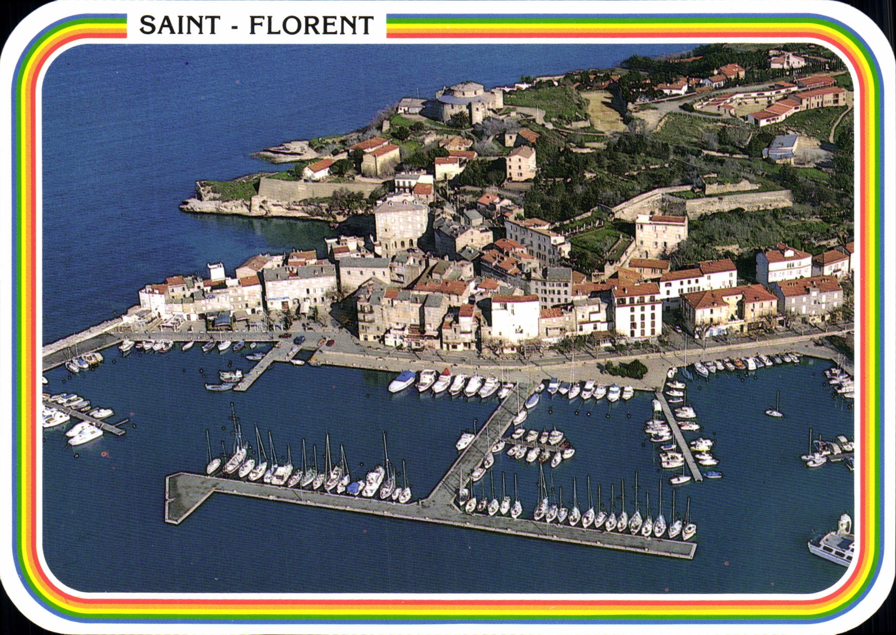 Saint-Florent — vue panoramique — Charmes et couleurs de la Corse, série 206163