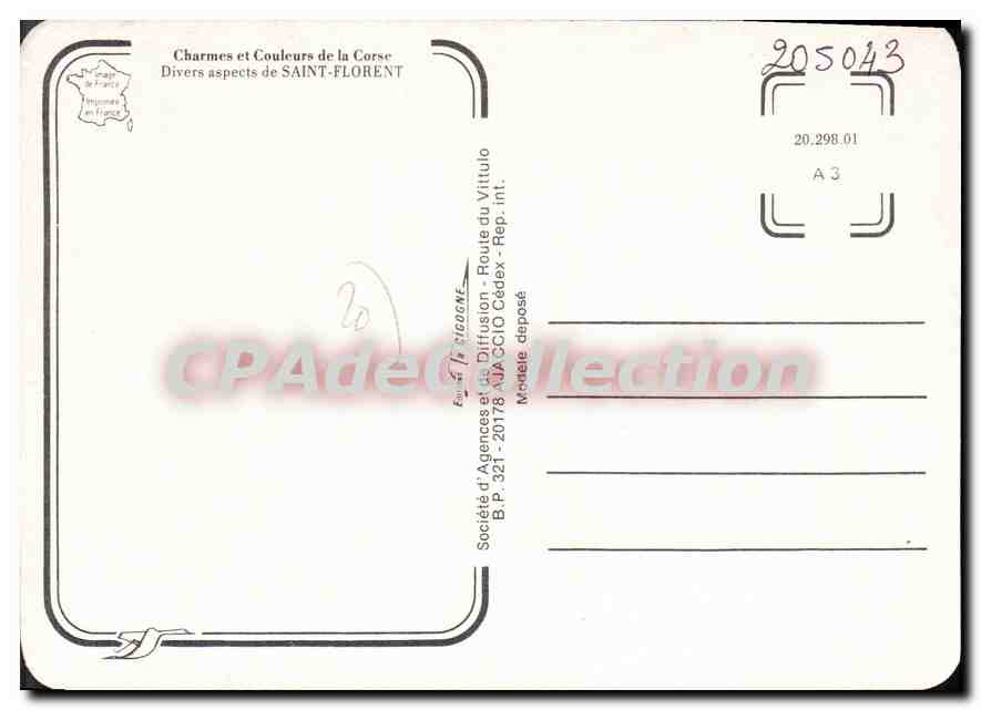 CPSM Saint Florent Divers Aspects — Verso