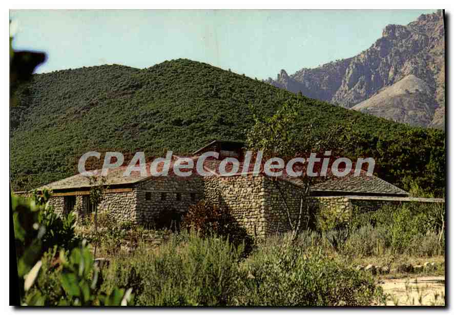 Vue du Restaurant 'E Caselle' — Venaco, Corse — Éditions 'LA CIGOGNE'