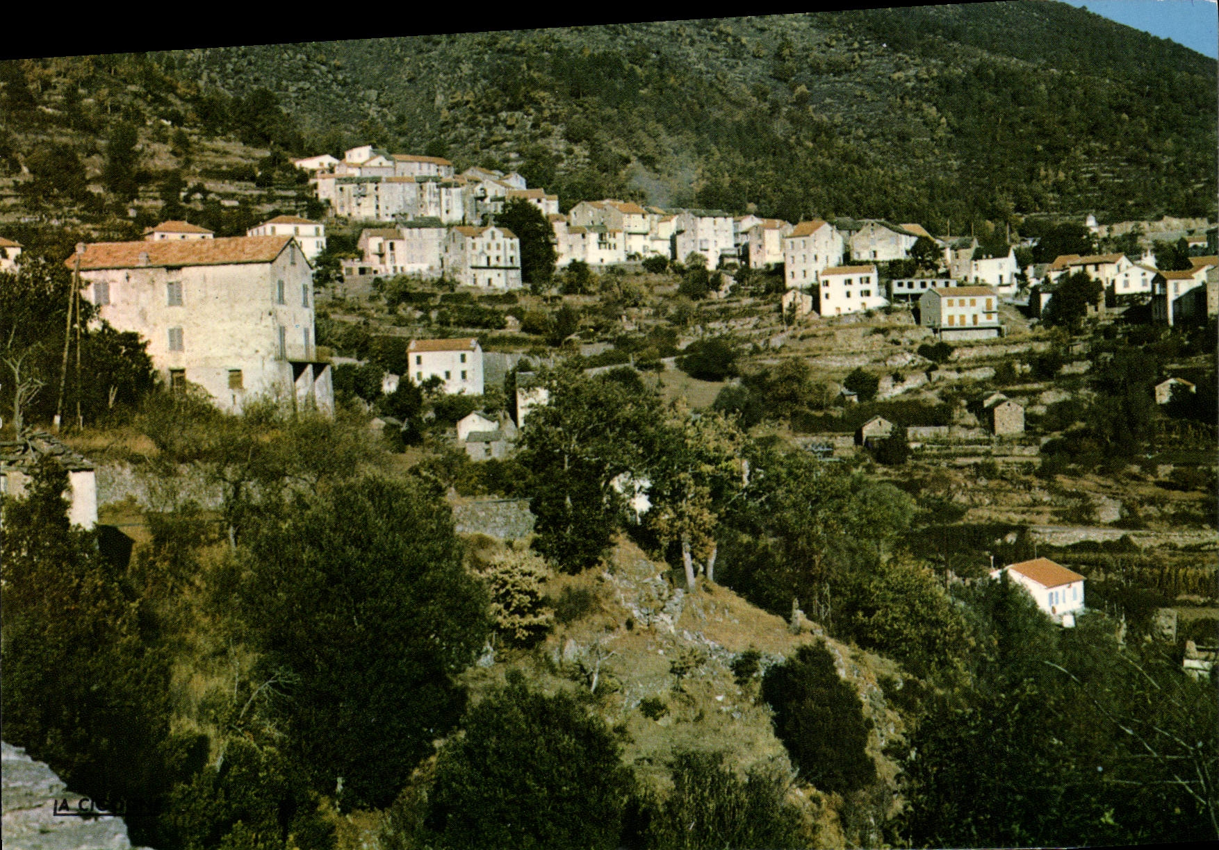 Venaco — Vue partielle du village — Édition "La Cigogne" HACHETTE