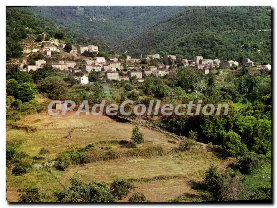 La Cigogne — Vue partielle de Zicavo (Corse) — Éditions Hachette
