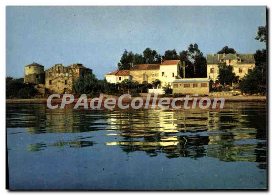 CPA Prunete Plage Avec Sa Tour Genoise