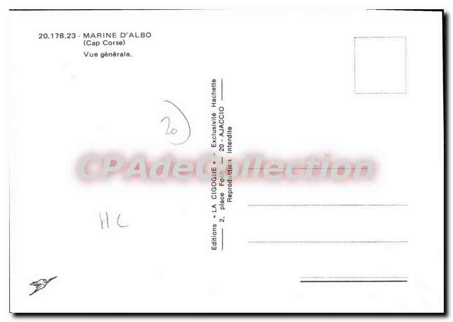 Marine d'Albo — Cap Corse — Éditions LA CIGOGNE — Reverso