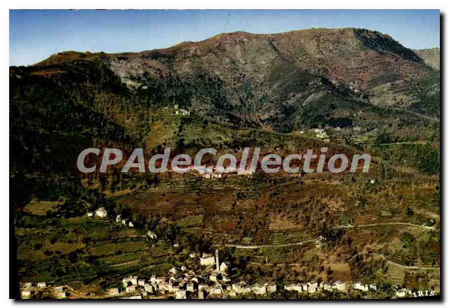 CPSM La Porta Vue D'Ensemble Du Village Au Dessus Le Village De Quercitello