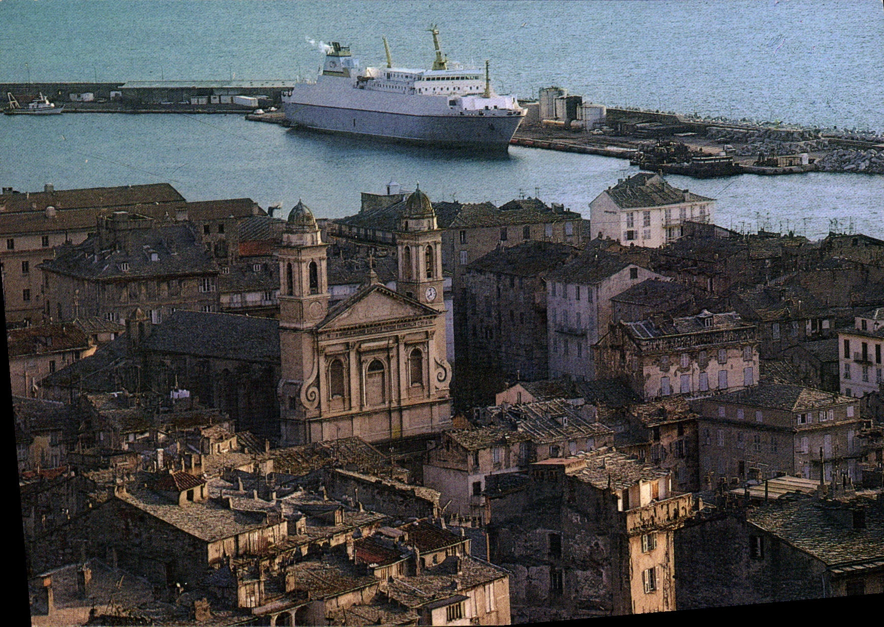 Bastia — L'Église Saint-Jean-Baptiste et le Port — Éditeur E. SAILLER
