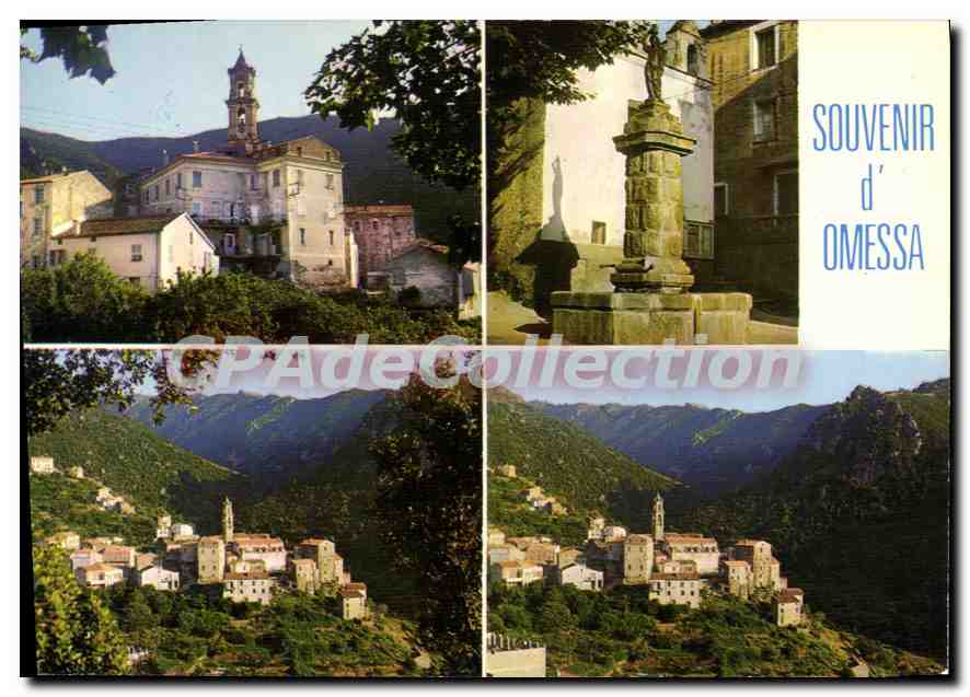 CPSM Charmes Et Couleurs De La Corse Divers Aspects D'Omessa