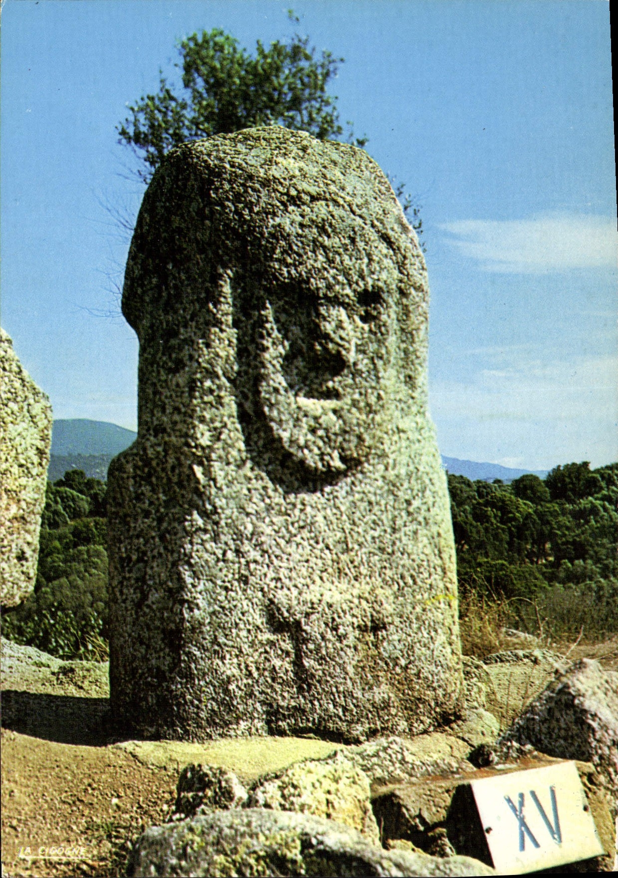 Statue mégalithique de Filitosa — Corse — éditeur S.A.D. Ajaccio, n° C.3