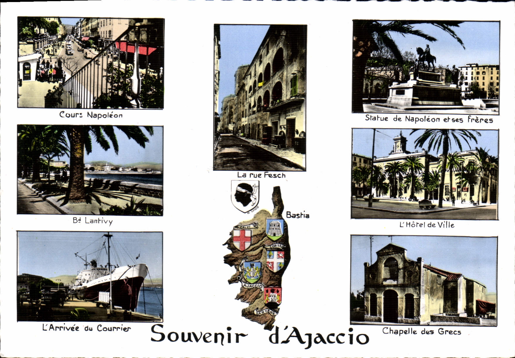 Ajaccio — Divers aspects — Éditions "La Cigogne"