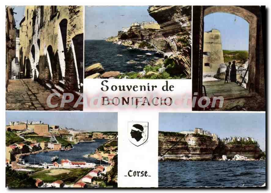 CPSM Souvenir De Bonifacio Corse