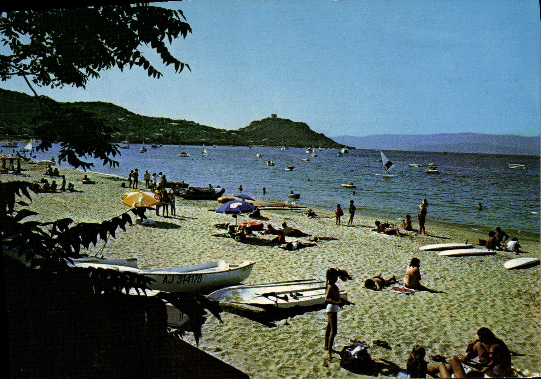 CPSM Charmes Et Couleurs De La Corse Campomoro La Tour Et La Plage
