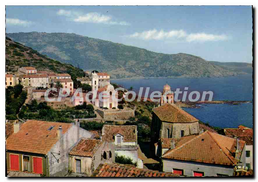 CPSM Charmes Et Couleurs De La Corse Cargese Vue Partielle De La Ville