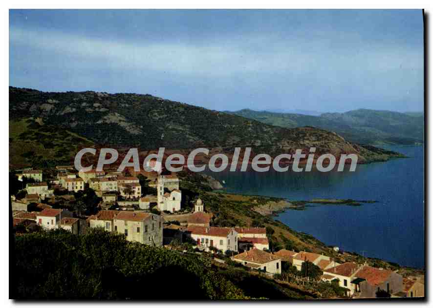CPSM Charmes Et Couleurs De La Corse Cargese Vue Generale De La Ville