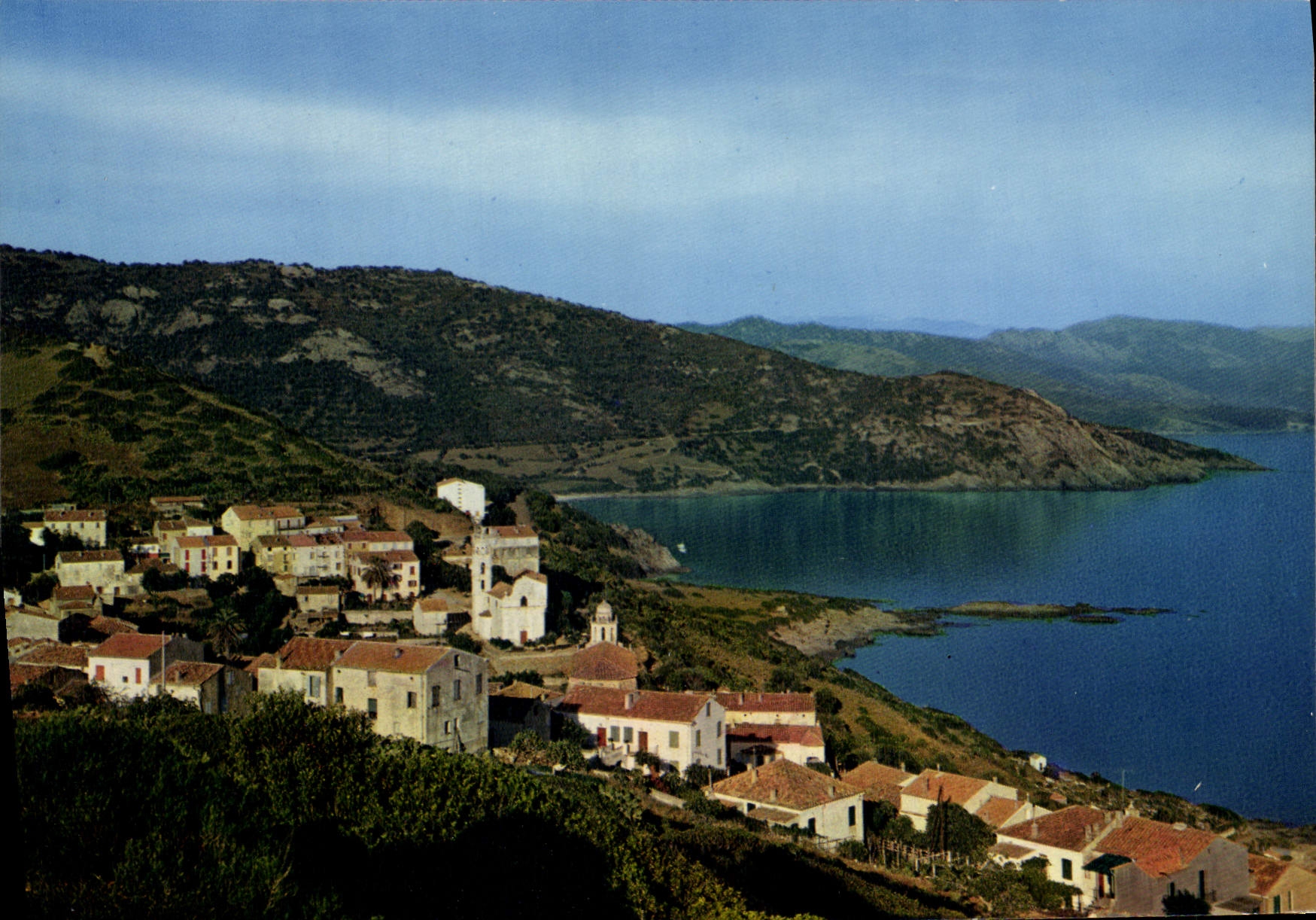CPSM Charmes Et Couleurs De La Corse Cargese Vue Generale De La Ville