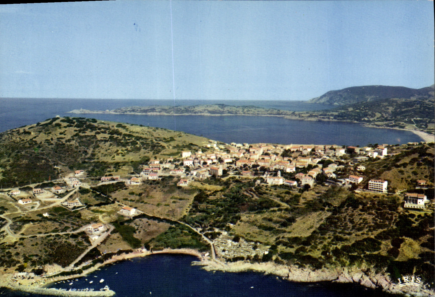 CPSM Charmes Et Couleurs De La Corse Cargese Vue De La Ville Sur Le Golfe De Pero