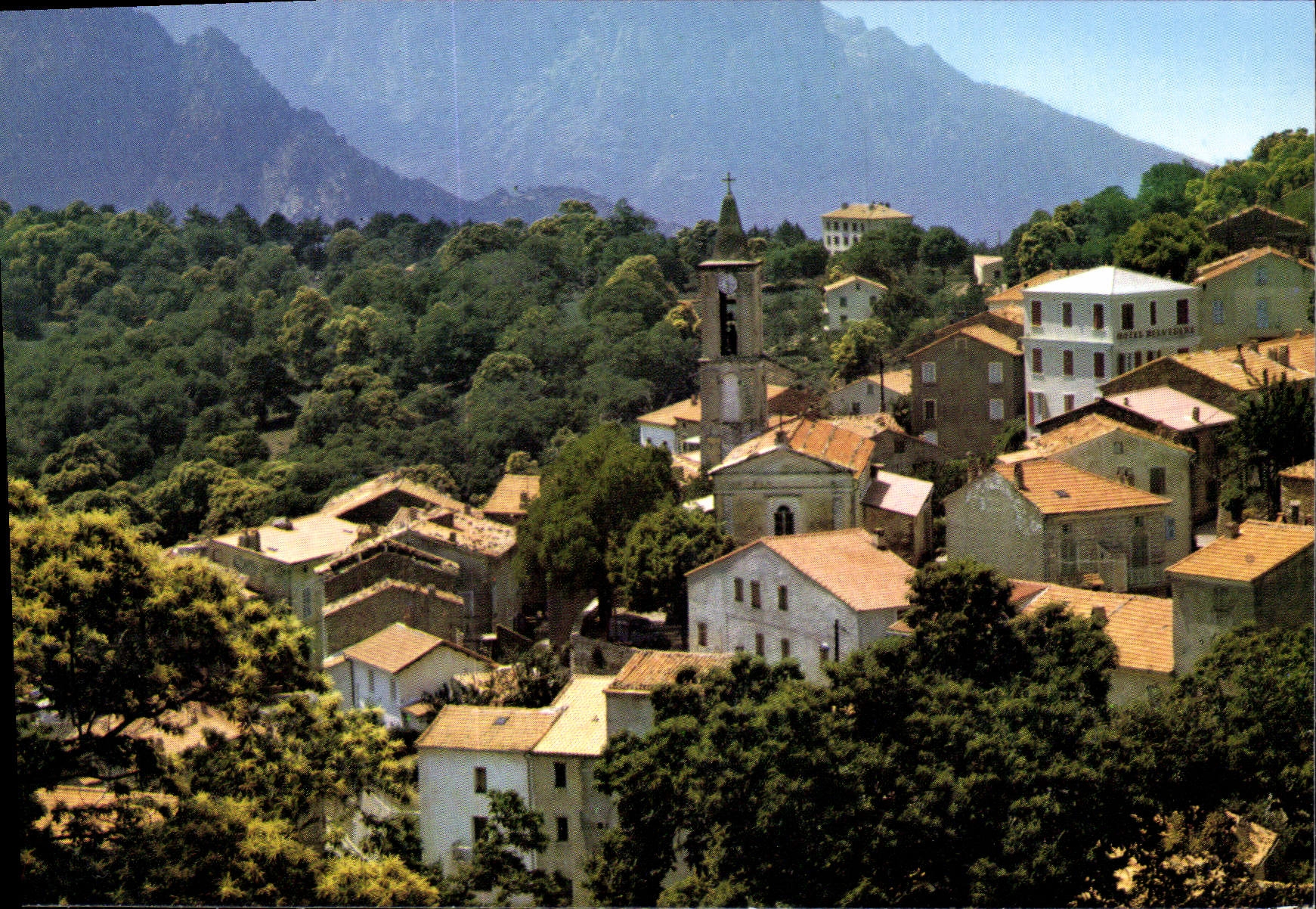 CPSM Charmes Et Couleurs De La Corse Vue Generale D'Evisa