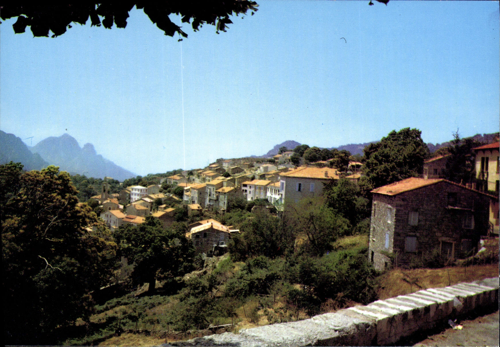 CPSM Charmes Et Couleurs De La Corse Vue Generale D'Evisa