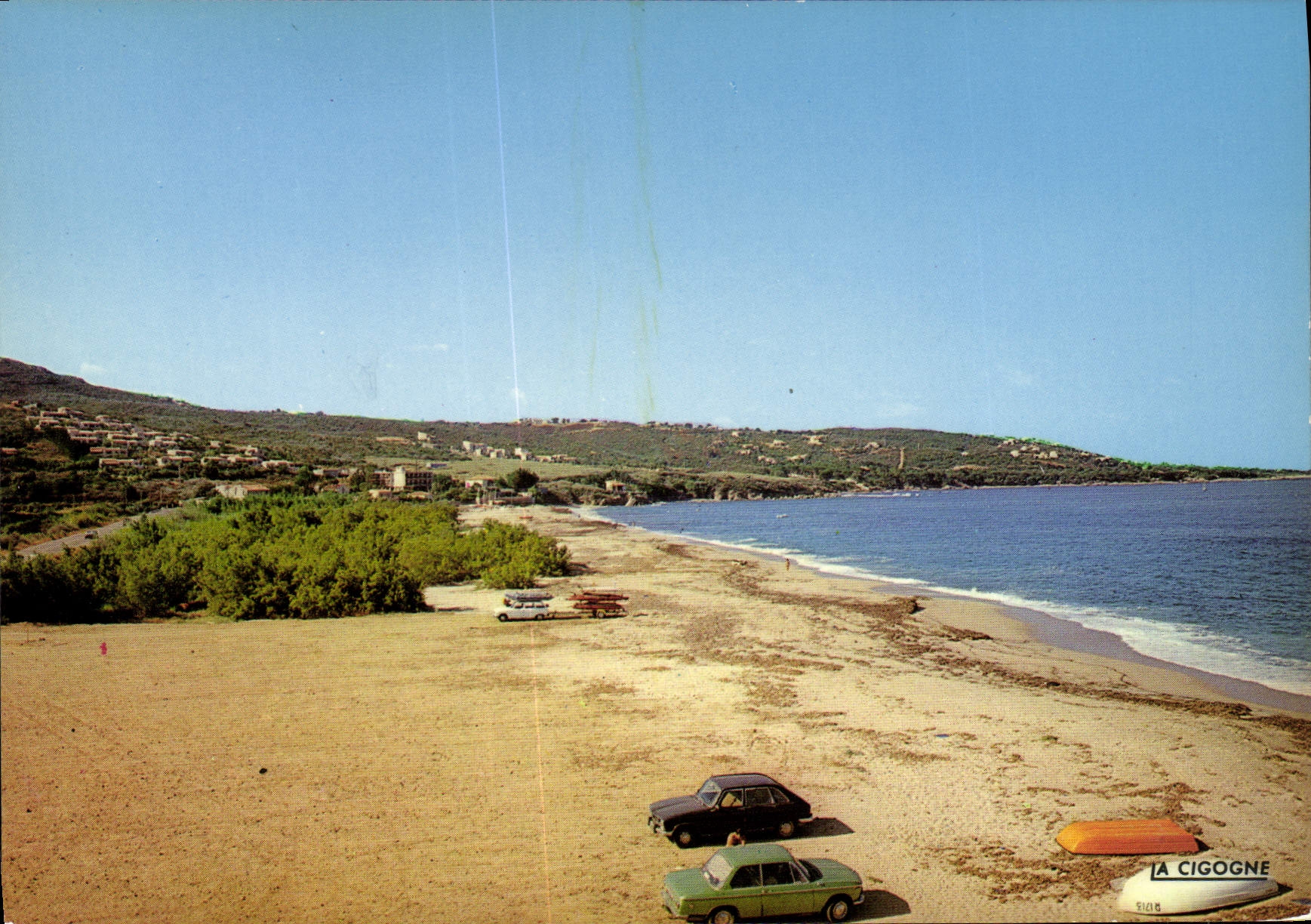 CPSM Charmes Et Couleurs De La Corse Porticcio Une Vue De La Plage D'Agosta isolella
