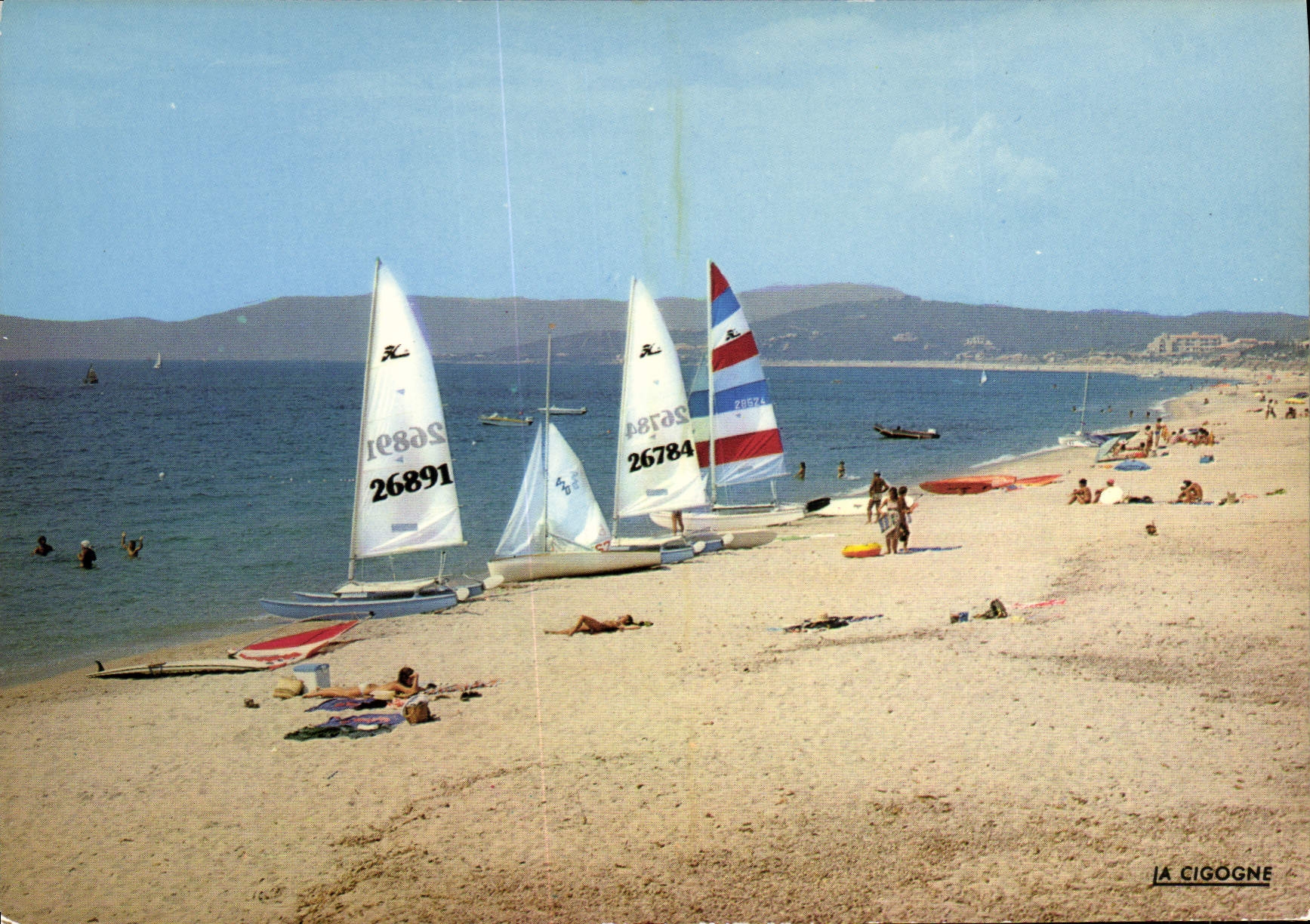 CPSM Charmes Et Couleurs De La Corse Porticcio Plage D'Agosta Plage