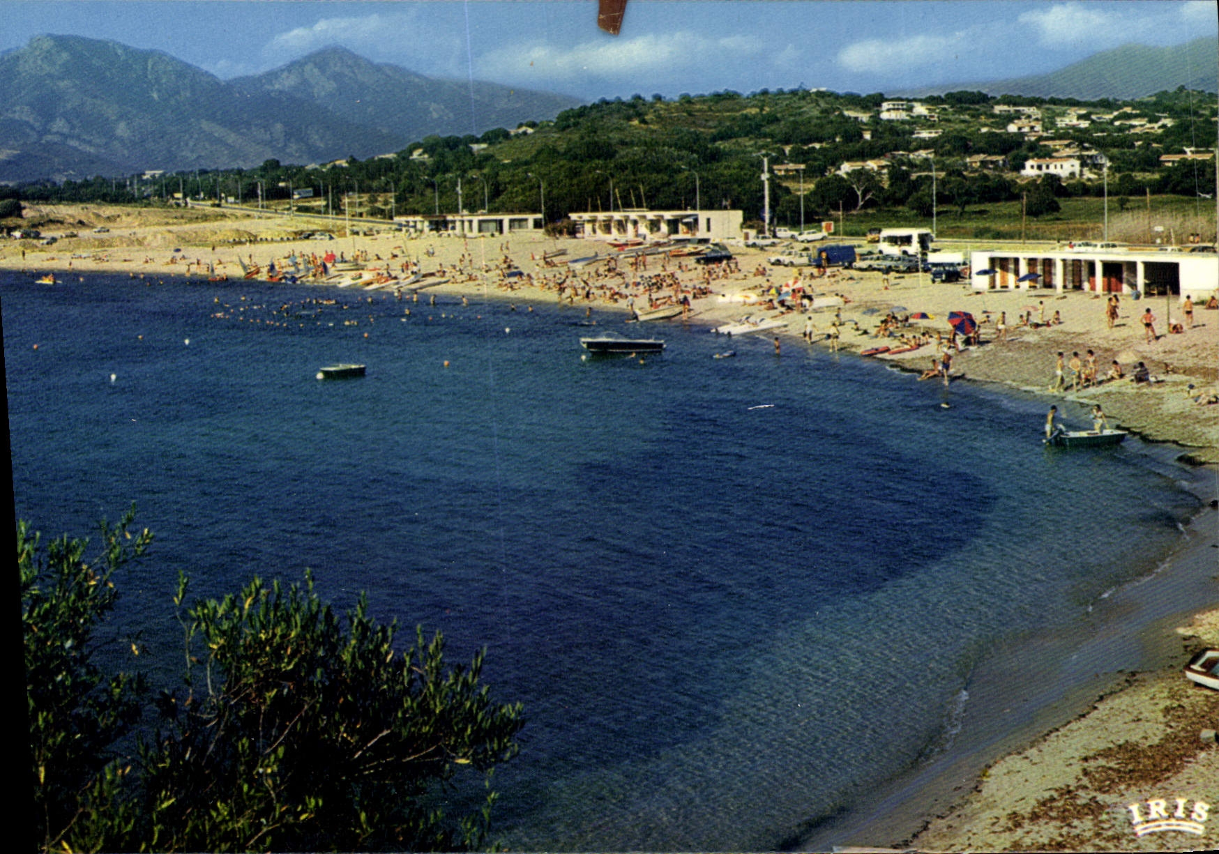 CPSM La Plage De Porticcio Au Fond La Residence Du Golfe