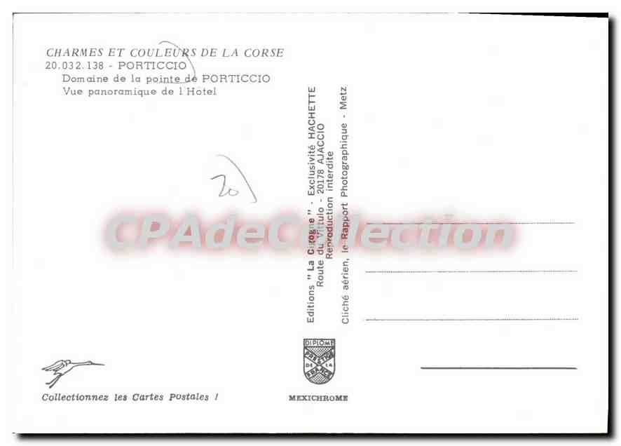 Porticcio — Domaine de la Pointe de l'Hôtel — Éditions Diplôme — Verso