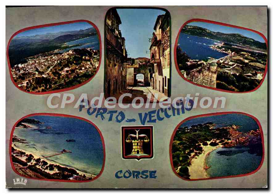 Porto-Vecchio — Corse — éditeur IRIS, série Mexichrome