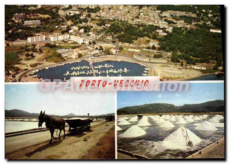 CPSM Porto Vecchio Vue Generale Et Les Marais Salants