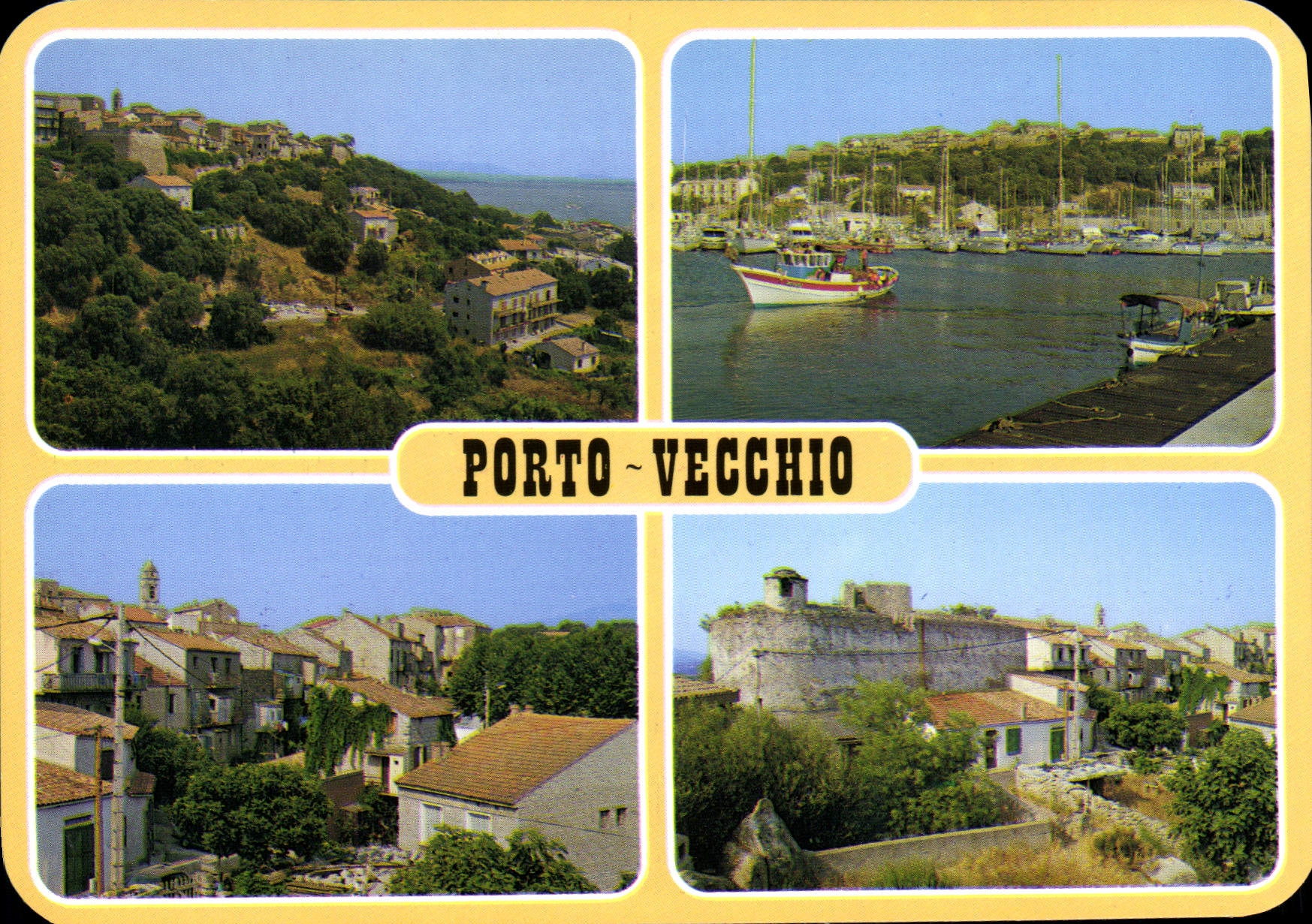 CPSM Porto Vecchio Divers Aspects De La Ville