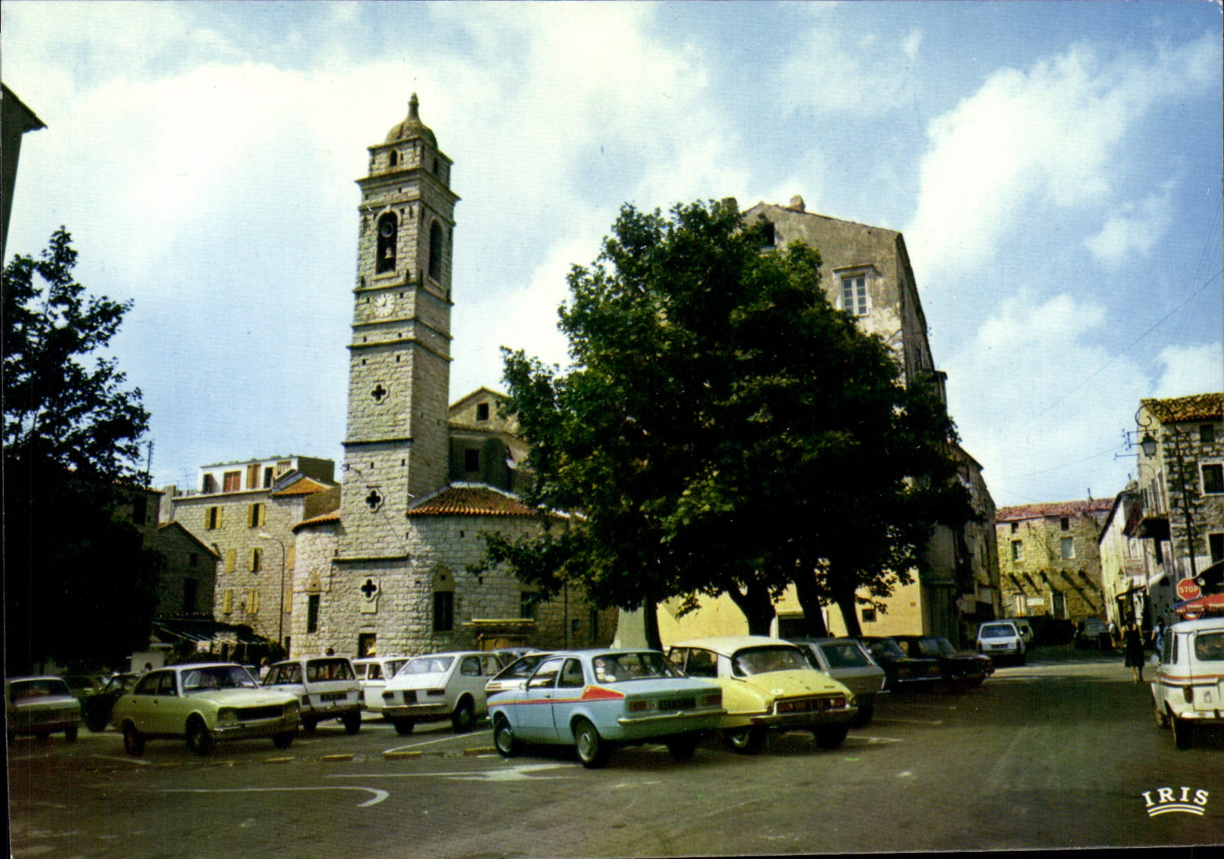 CPSM Porto Vecchio La Place Et I'Eglise