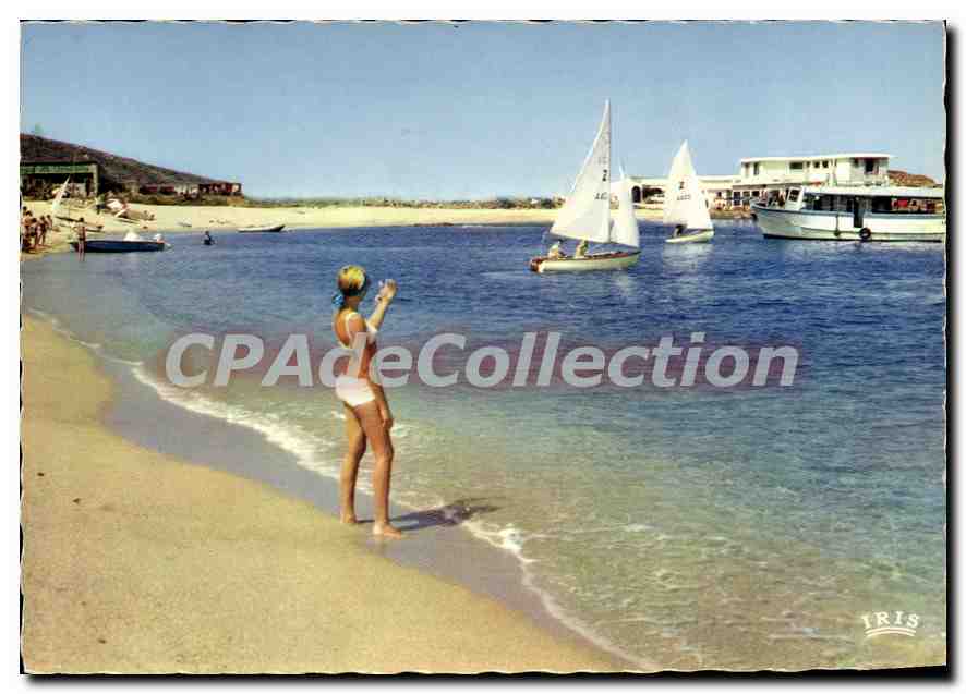 CPSM Propriano La Plage Et I'Etablissement Le Lido