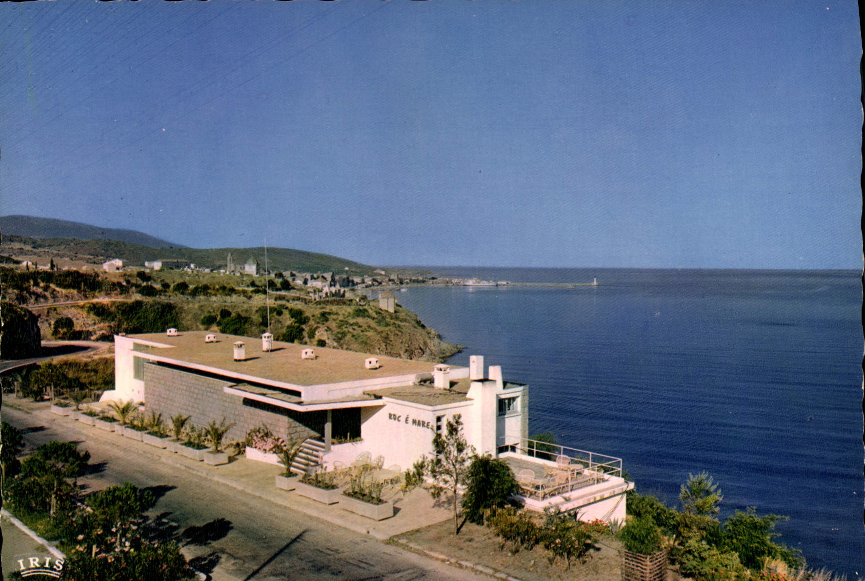 CPSM Propriano Hotel Roc E Mare Vue De La Route Du Soleil