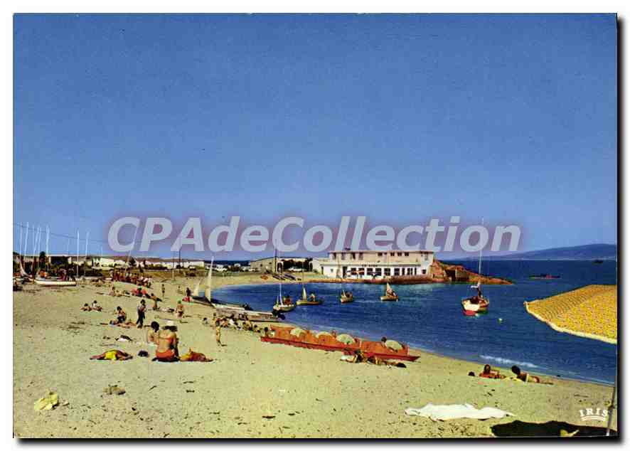 CPSM Propriano La Plage Et I'Hotel Restaurant Le Lido Et Ses Grands Viviers à langoustes