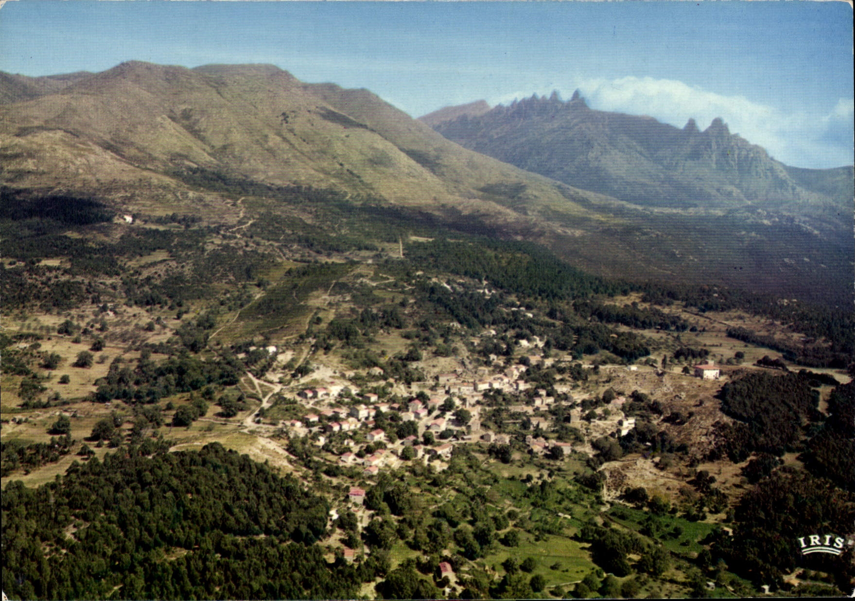 CPSM Queinza quenza Vue Generale Au Fond Les Aiquilles De Bavella