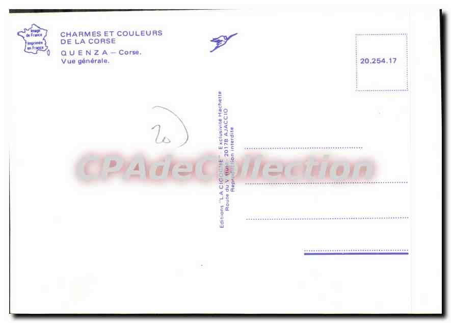 CPSM Quenza Vue Generale — Verso