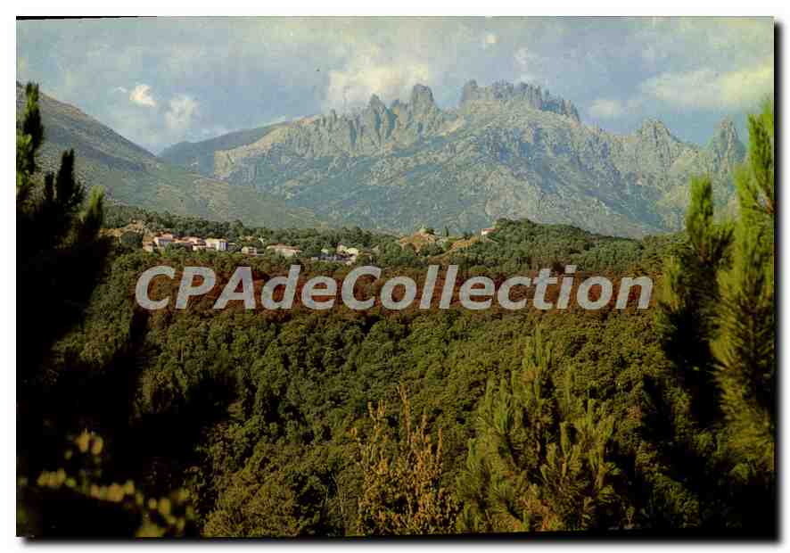 CPSM Quenza Vue Generale Les Aiguilles De Bavella