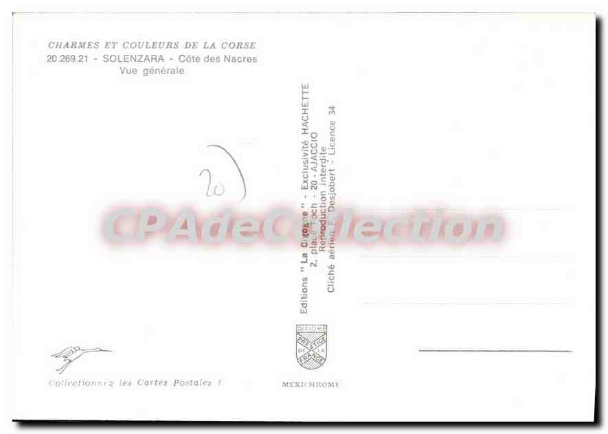 CPSM Solenzara Vue Generale — Verso