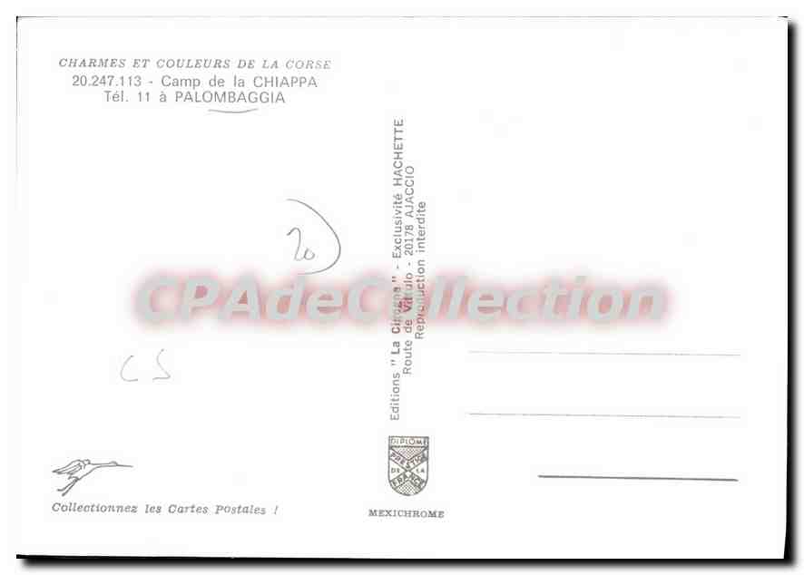 Camp de la Chiappa — vue du camp et de la plage — Éditions 'La Chiappa' — Reverso