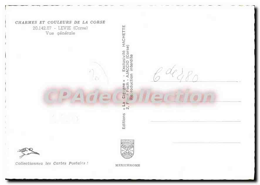 CPSM Levie Vue Generale — Verso