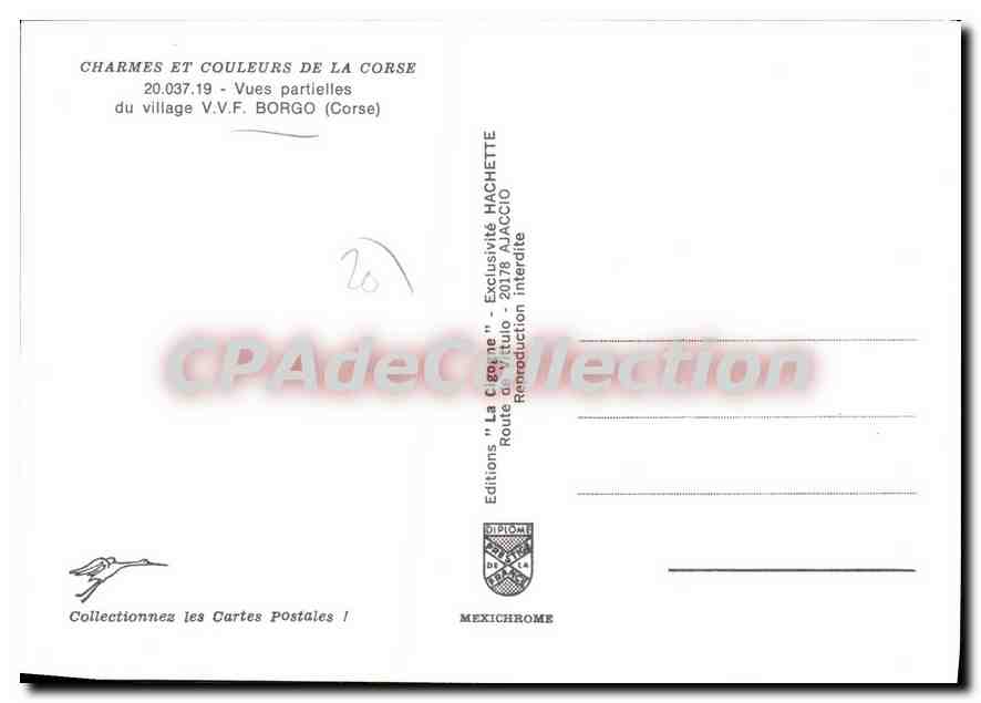 CPSM Borgo Vues Partielles Du Village VVF — Verso