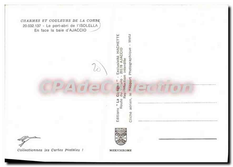 CPSM Le Port Abri De I'Isolella  — Verso