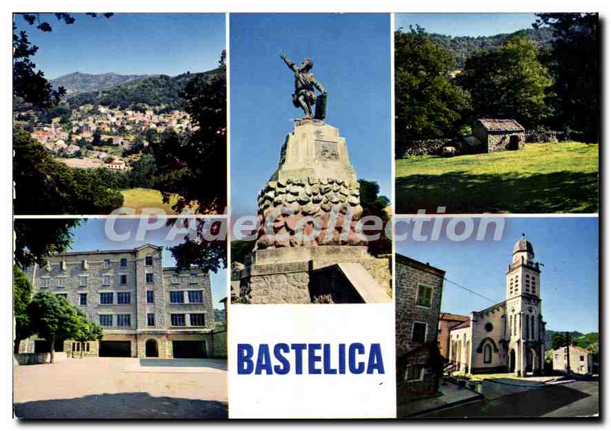 CPSM Bastelica Corse Vue Generale Groupe Scolaire 