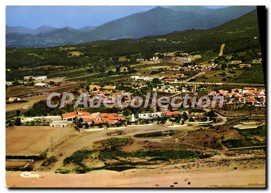 CPSM Porticcio Et Sa Plage Vue Aerienne